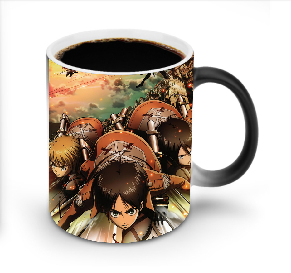 （画像用） 進撃の巨人 Attack on Titan 温度変色マグカップ