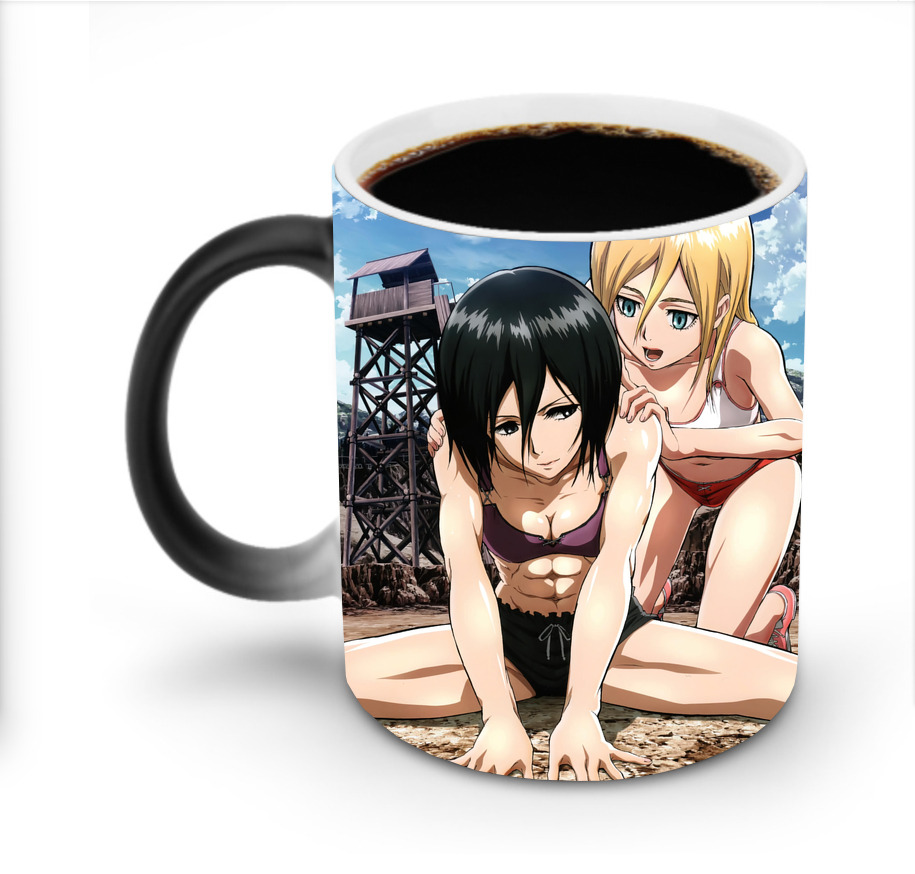 （画像用） 進撃の巨人 Attack on Titan 温度変色マグカップ