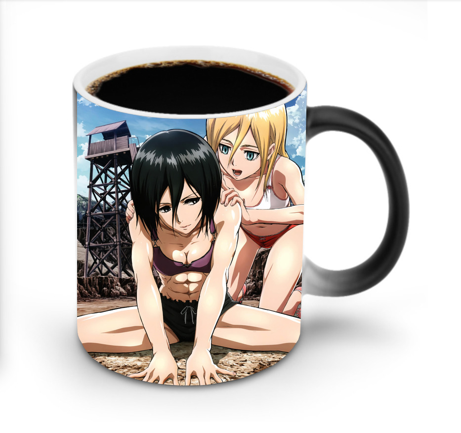（画像用） 進撃の巨人 Attack on Titan 温度変色マグカップ