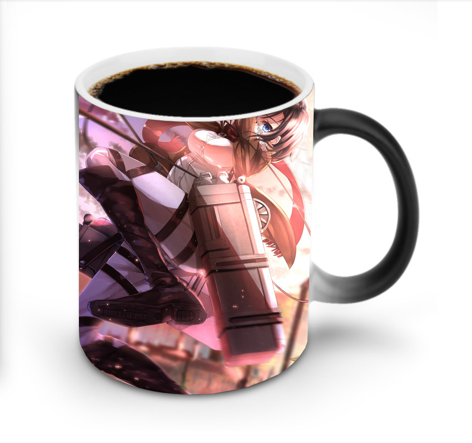 （画像用） 進撃の巨人 Attack on Titan 温度変色マグカップ