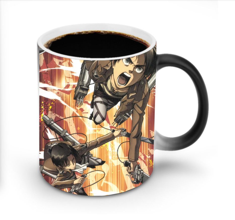 （画像用） 進撃の巨人 Attack on Titan 温度変色マグカップ