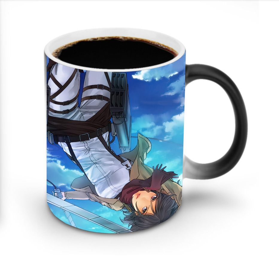 （画像用） 進撃の巨人 Attack on Titan 温度変色マグカップ