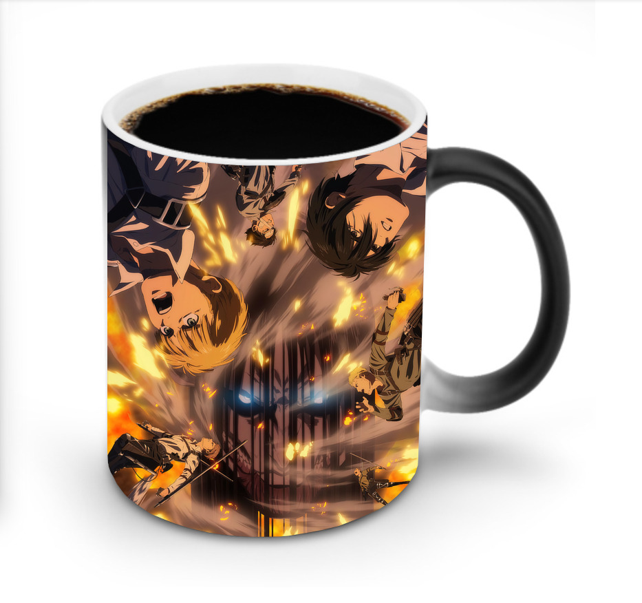 （画像用） 進撃の巨人 Attack on Titan 温度変色マグカップ