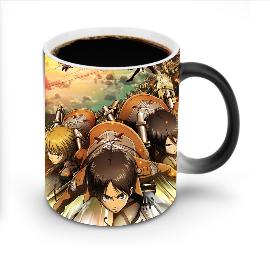 （画像用） 進撃の巨人 Attack on Titan 温度変色マグカップ