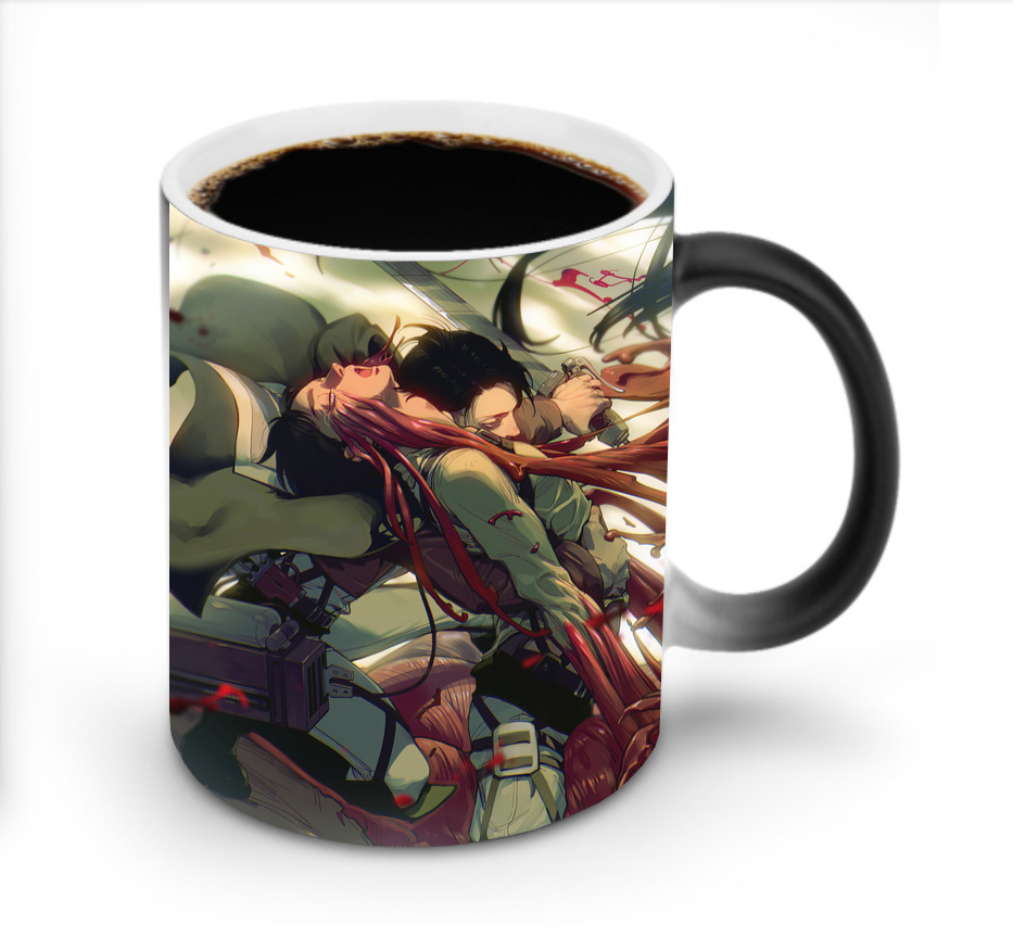 （画像用） 進撃の巨人 Attack on Titan 温度変色マグカップ