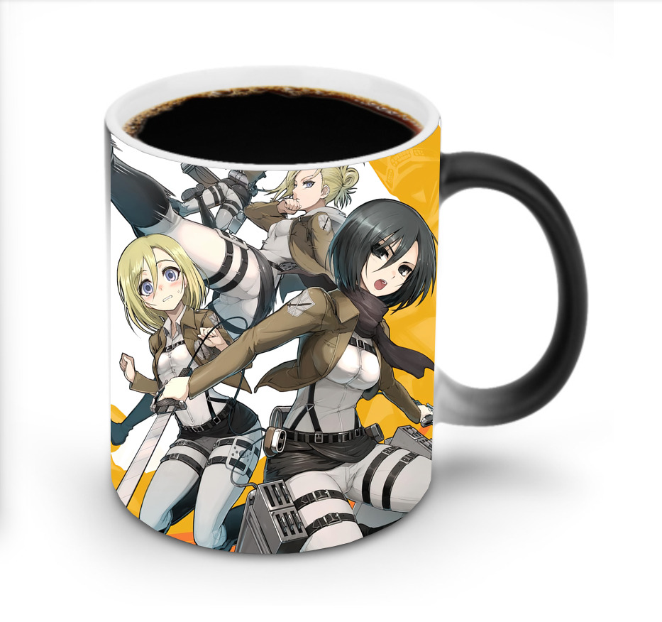 （画像用） 進撃の巨人 Attack on Titan 温度変色マグカップ