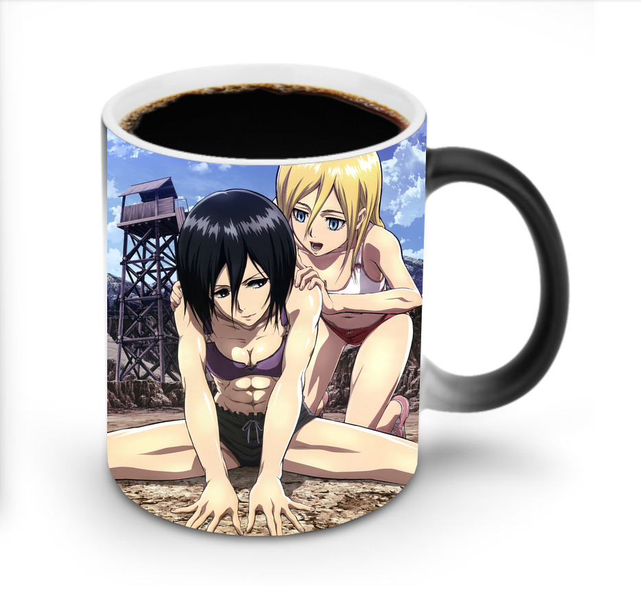 （画像用） 進撃の巨人 Attack on Titan 温度変色マグカップ