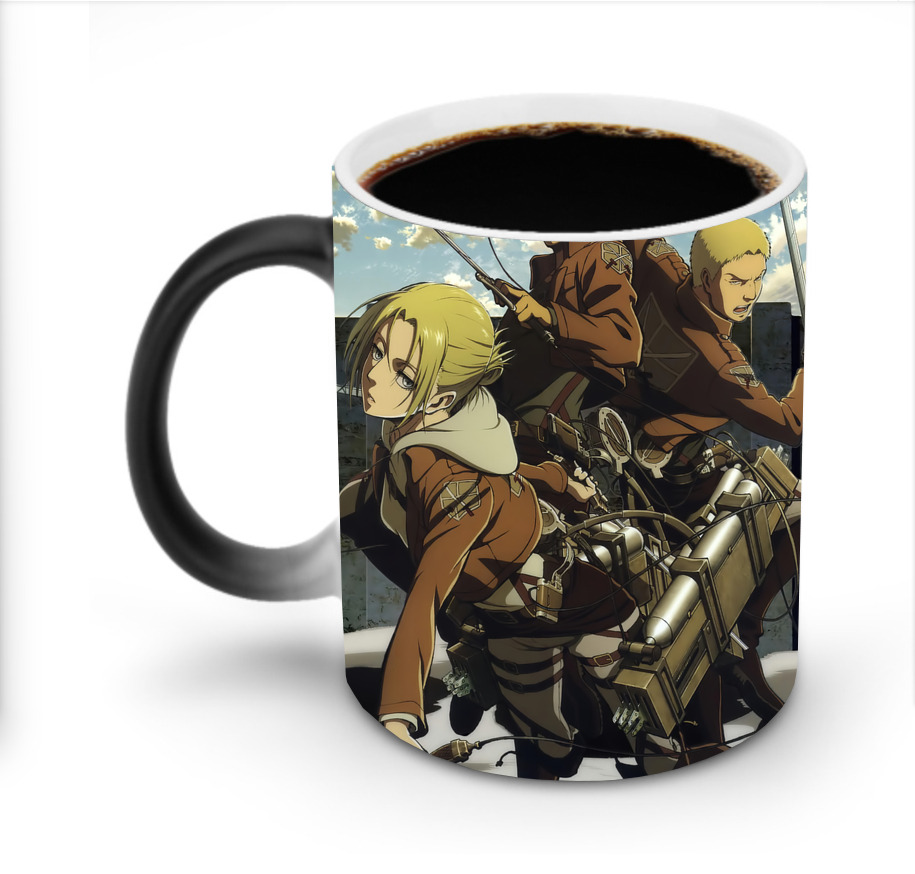 （画像用） 進撃の巨人 Attack on Titan 温度変色マグカップ