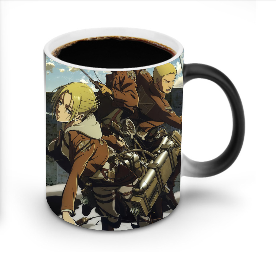（画像用） 進撃の巨人 Attack on Titan 温度変色マグカップ