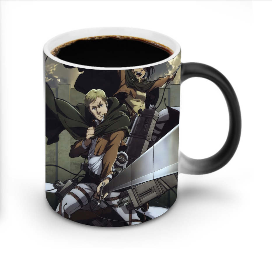 （画像用） 進撃の巨人 Attack on Titan 温度変色マグカップ