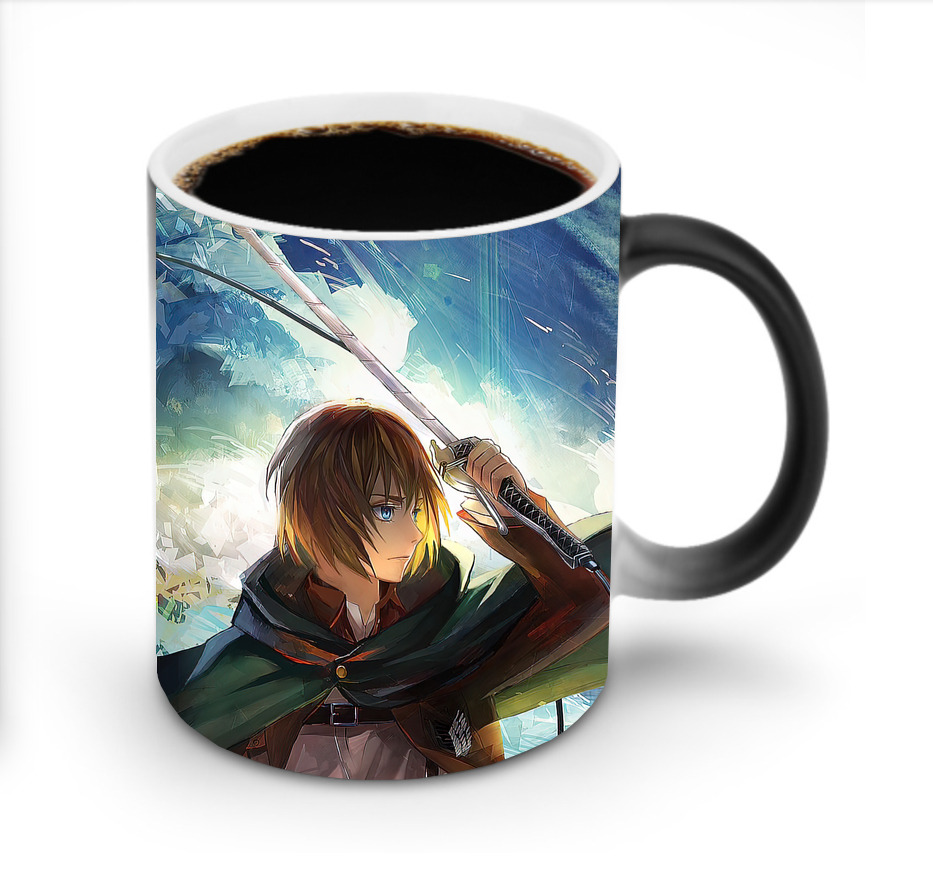 （画像用） 進撃の巨人 Attack on Titan 温度変色マグカップ