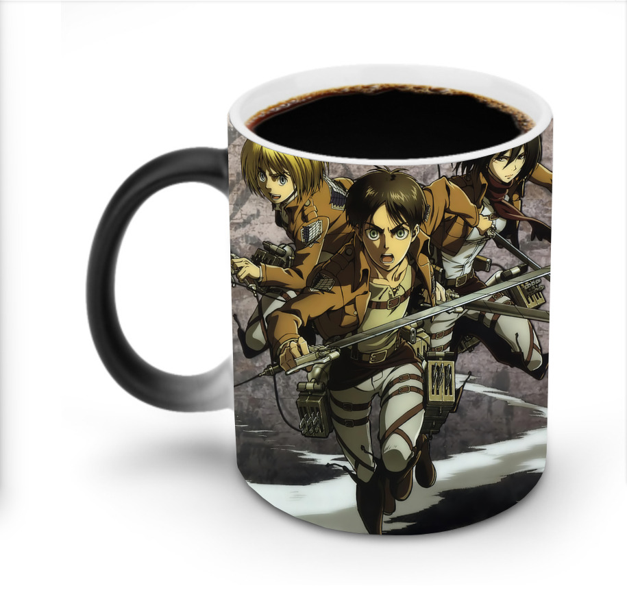 （画像用） 進撃の巨人 Attack on Titan 温度変色マグカップ