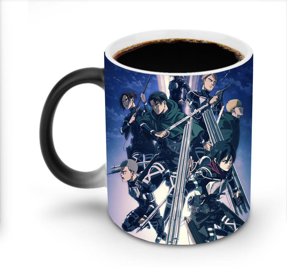 （画像用） 進撃の巨人 Attack on Titan 温度変色マグカップ