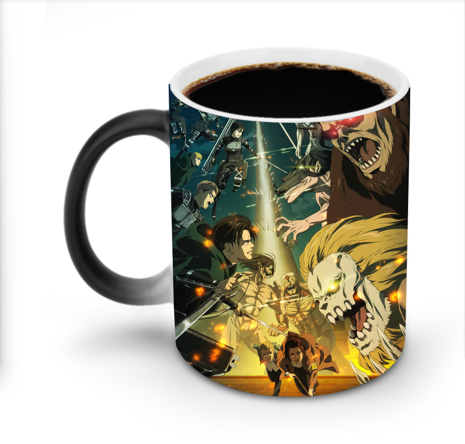 （画像用） 進撃の巨人 Attack on Titan 温度変色マグカップ