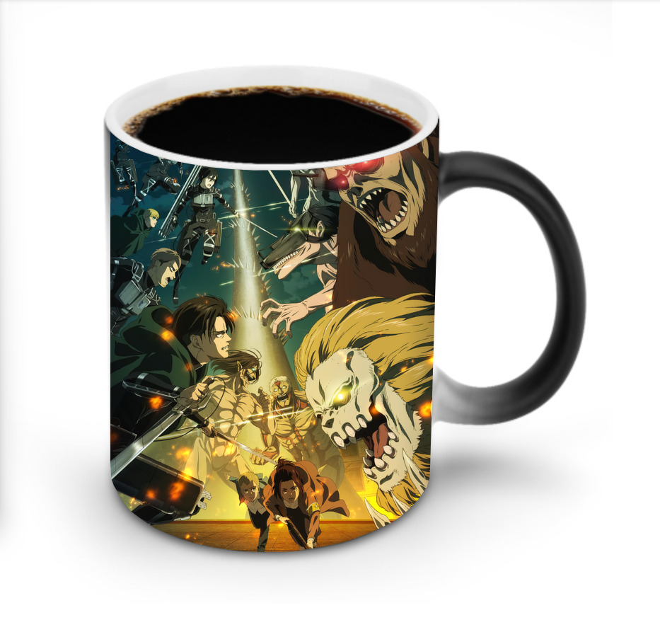 （画像用） 進撃の巨人 Attack on Titan 温度変色マグカップ
