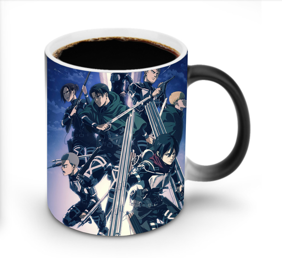 （画像用） 進撃の巨人 Attack on Titan 温度変色マグカップ