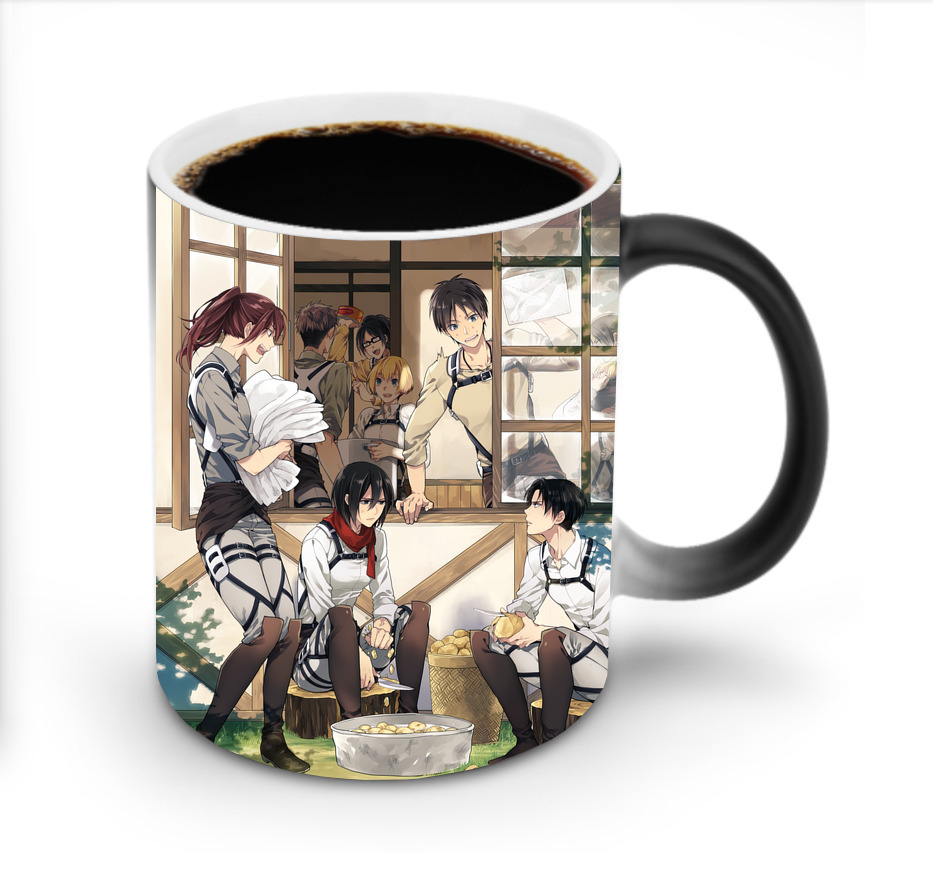 （画像用） 進撃の巨人 Attack on Titan 温度変色マグカップ