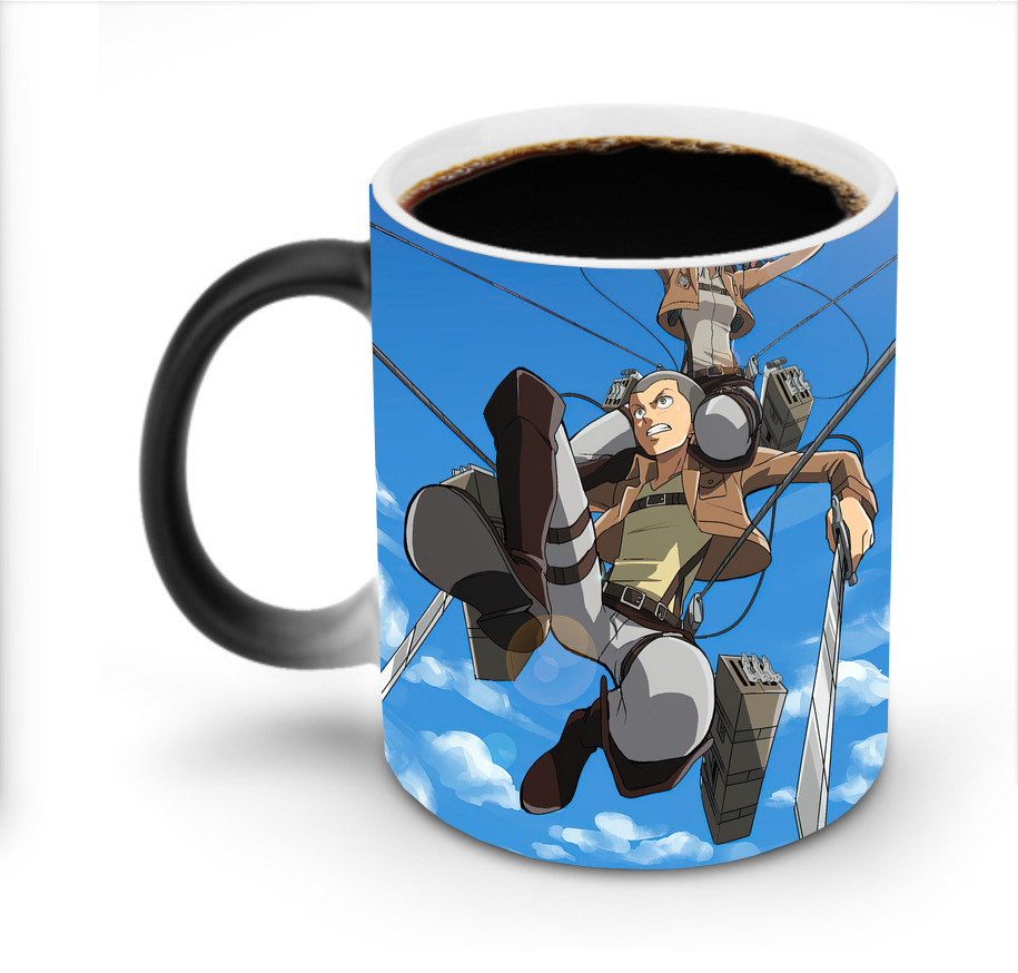 （画像用） 進撃の巨人 Attack on Titan 温度変色マグカップ