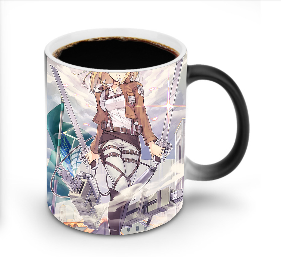 （画像用） 進撃の巨人 Attack on Titan 温度変色マグカップ