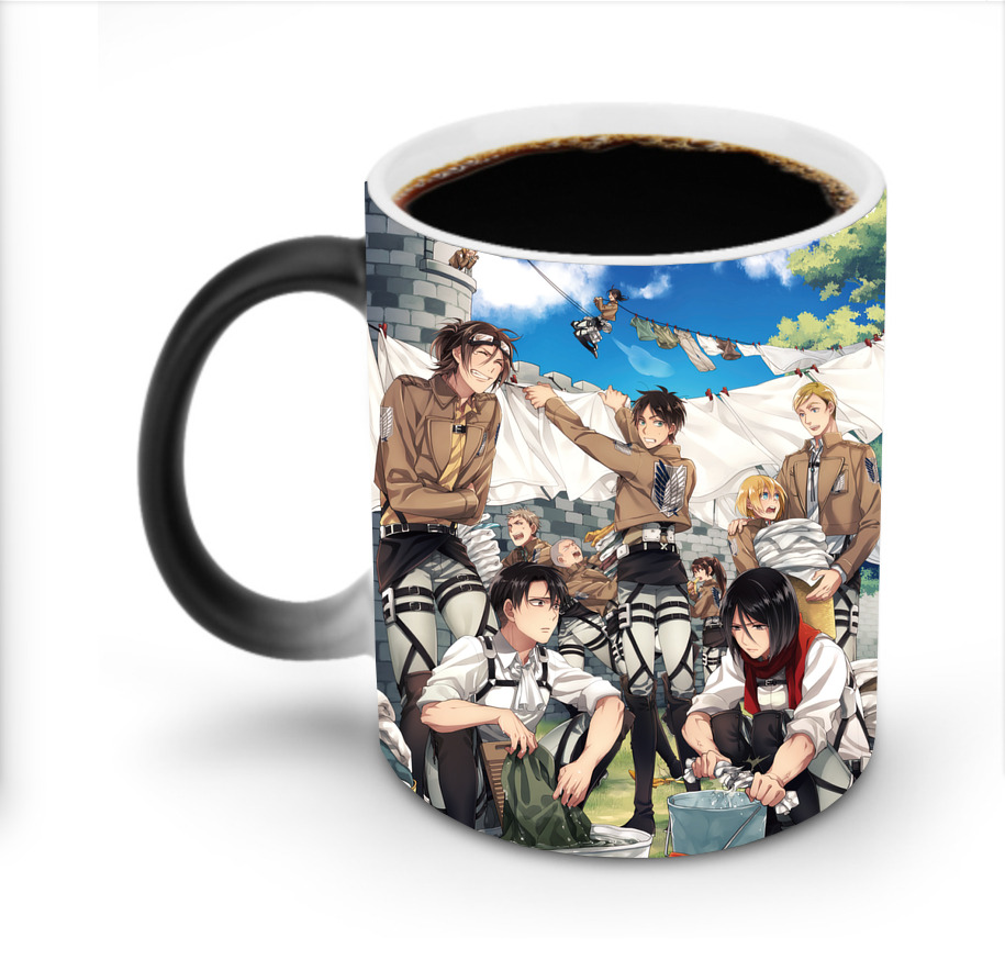 （画像用） 進撃の巨人 Attack on Titan 温度変色マグカップ