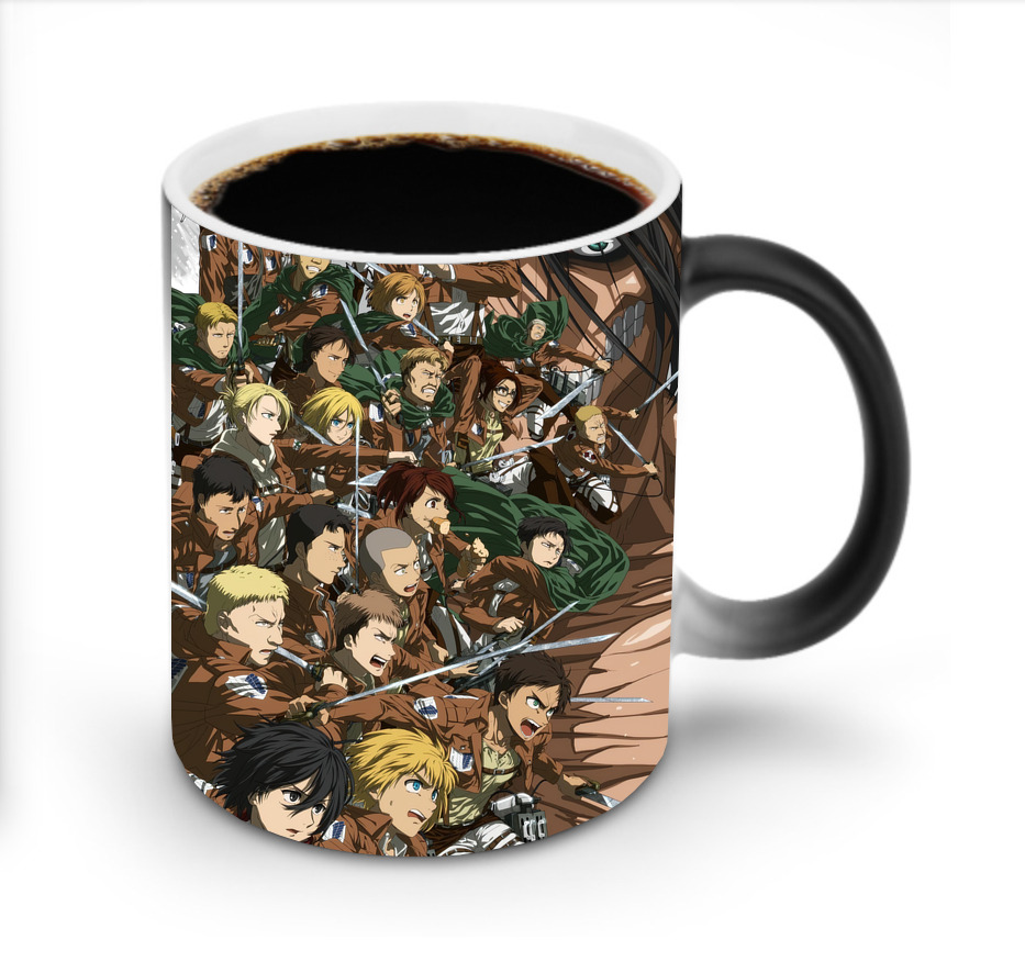 （画像用） 進撃の巨人 Attack on Titan 温度変色マグカップ