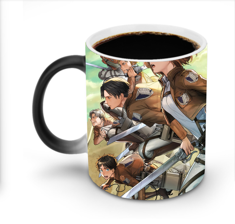 （画像用） 進撃の巨人 Attack on Titan 温度変色マグカップ