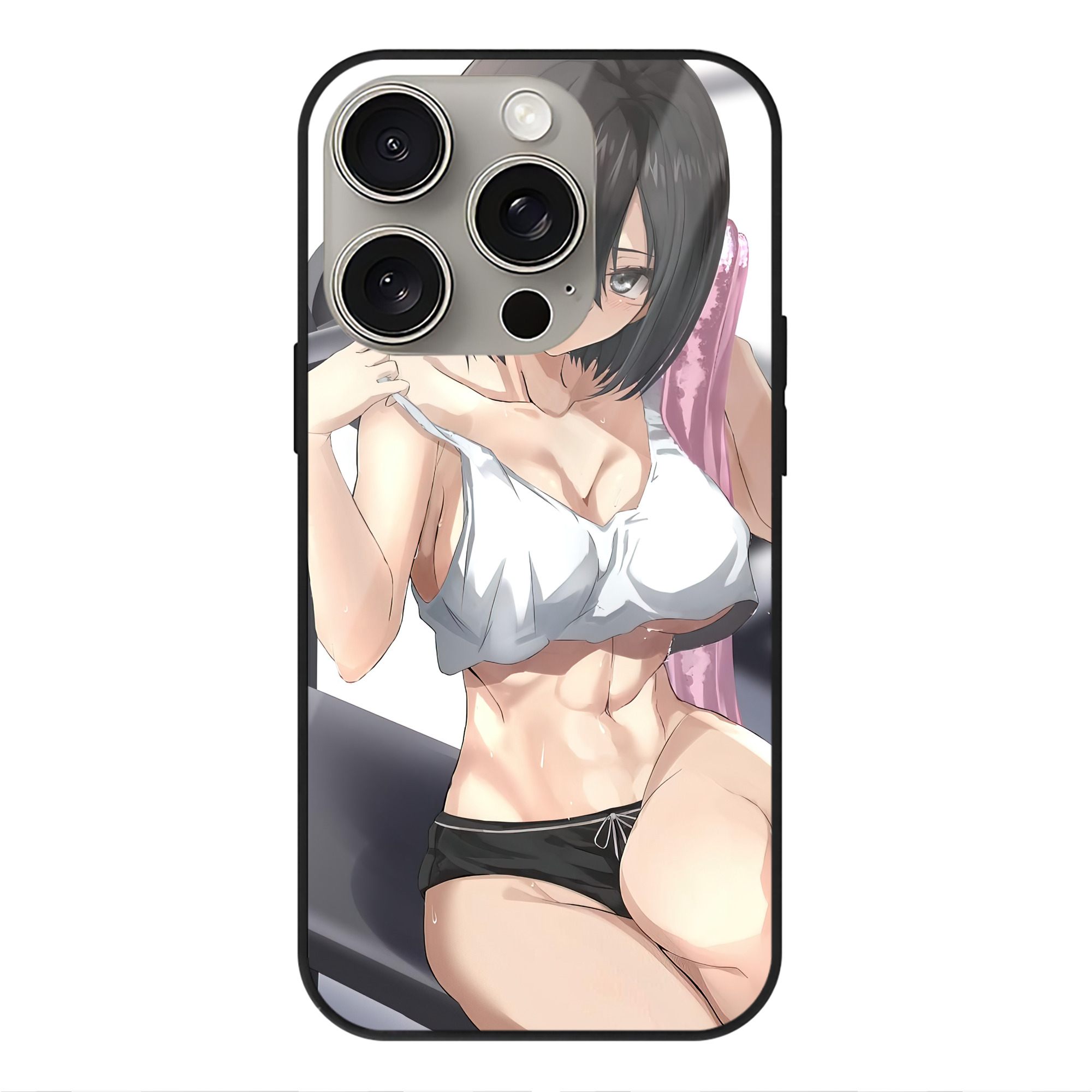 （画像用） 進撃の巨人 Attack on Titan 【iPhone15Pro対応】スマホケース 耐衝撃＆黄変防止 背面ガラス