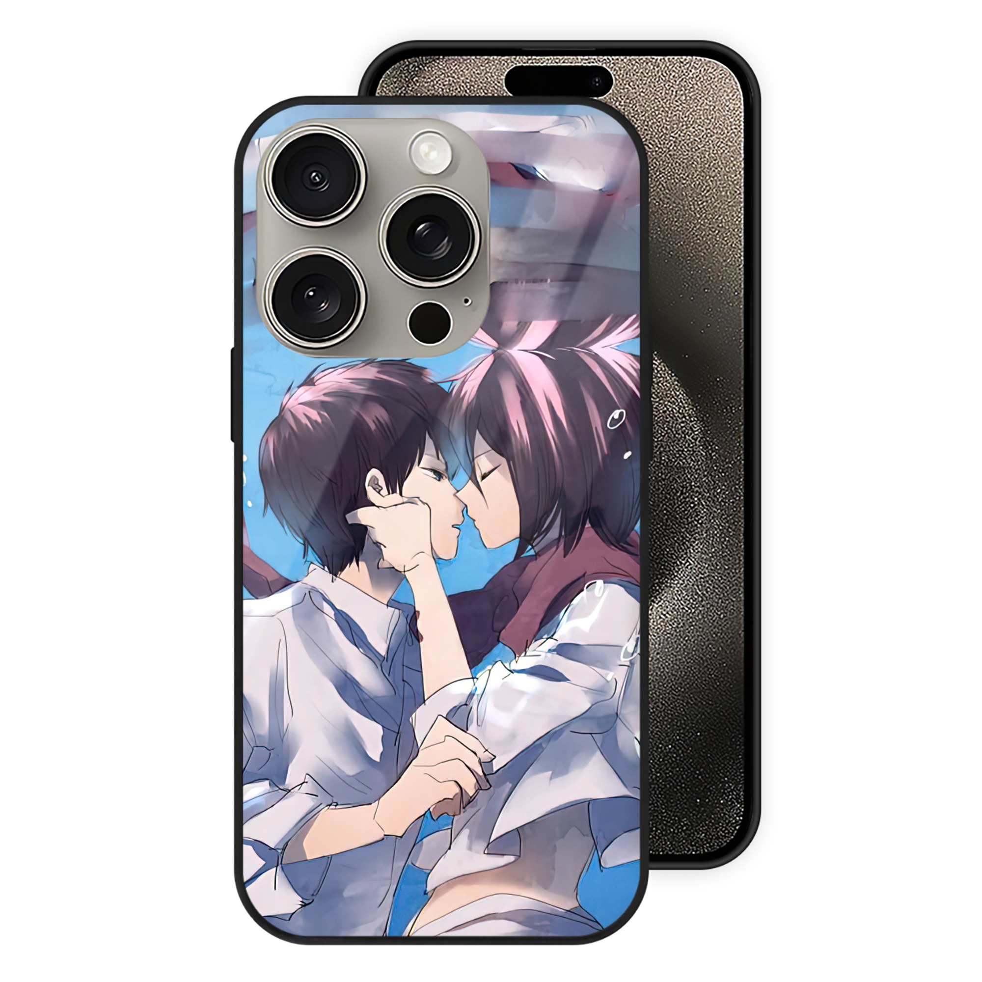 （画像用） 進撃の巨人 Attack on Titan 【iPhone15Pro対応】スマホケース 耐衝撃＆黄変防止 背面ガラス