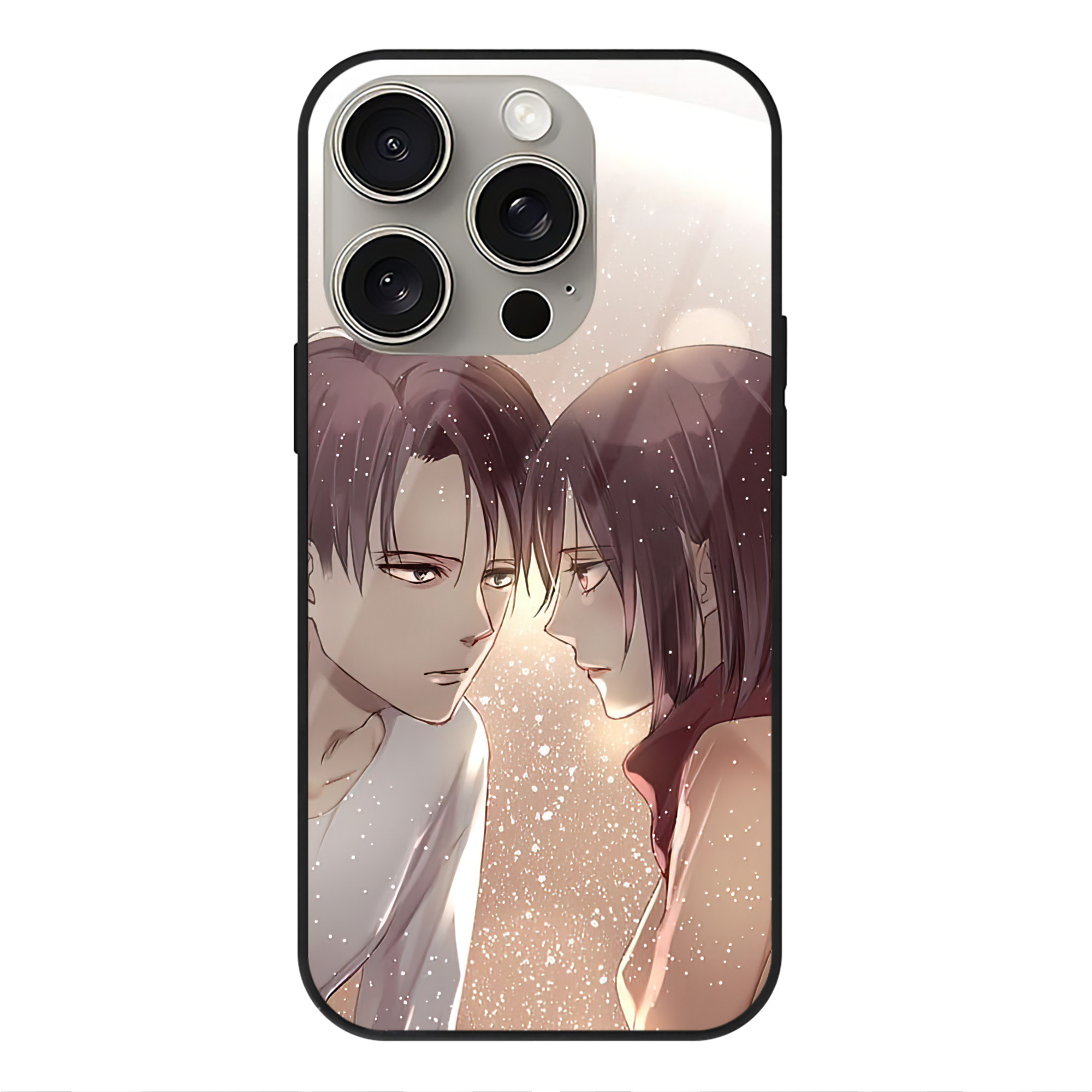 （画像用） 進撃の巨人 Attack on Titan 【iPhone15Pro対応】スマホケース 耐衝撃＆黄変防止 背面ガラス