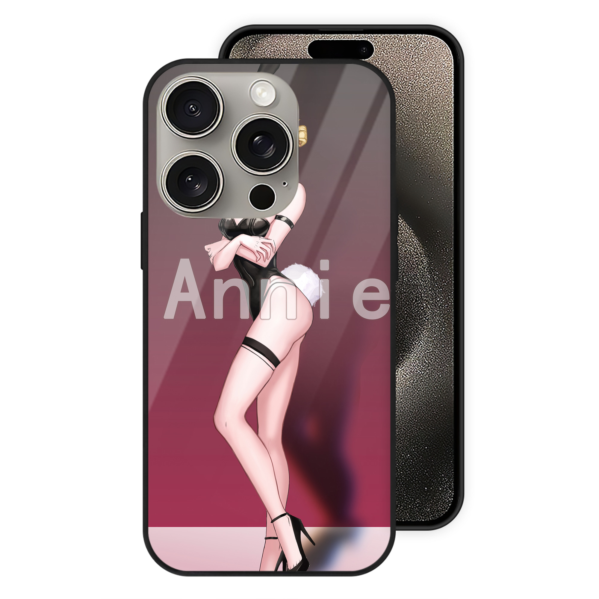 （画像用） 進撃の巨人 Attack on Titan 【iPhone15Pro対応】スマホケース 耐衝撃＆黄変防止 背面ガラス