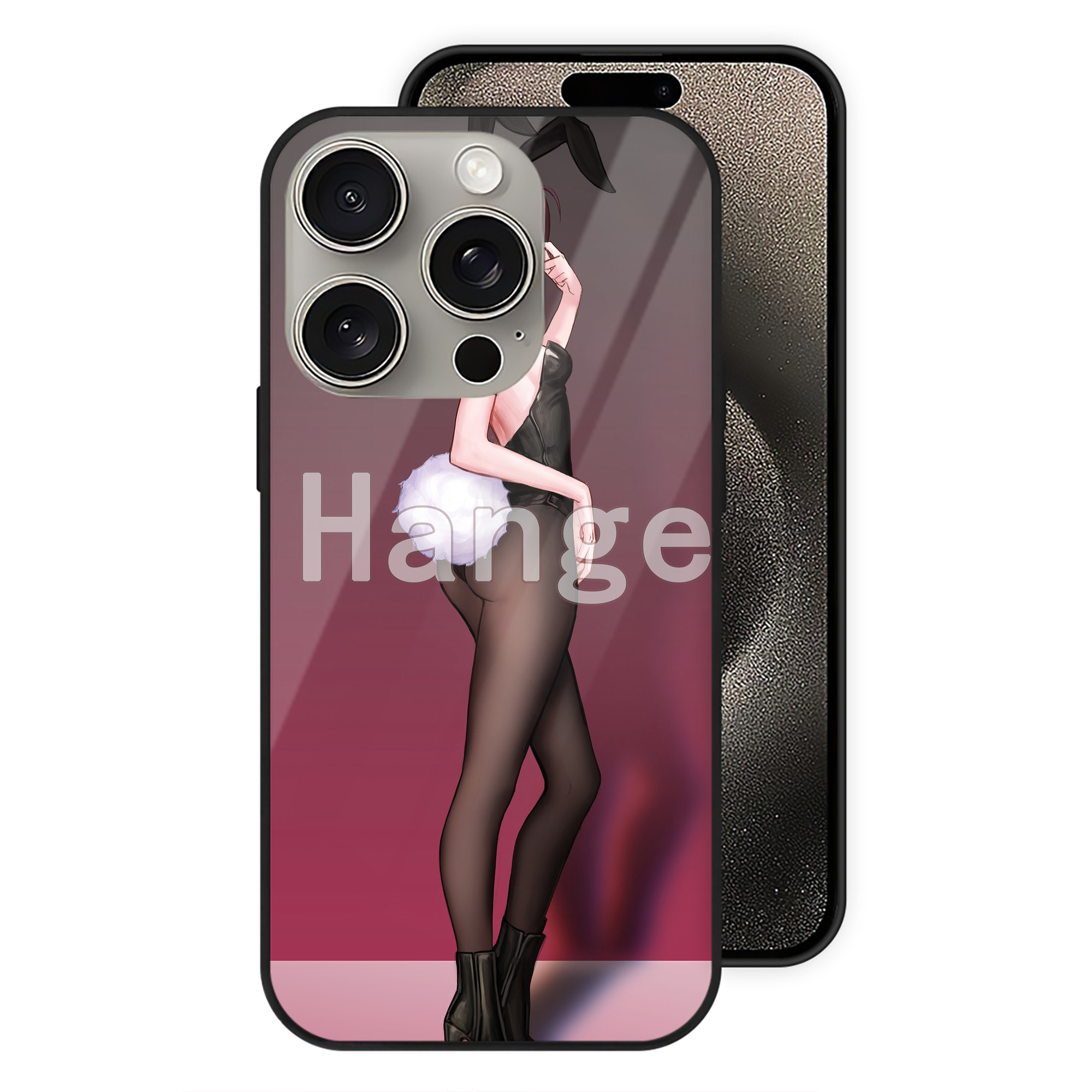 （画像用） 進撃の巨人 Attack on Titan 【iPhone15Pro対応】スマホケース 耐衝撃＆黄変防止 背面ガラス