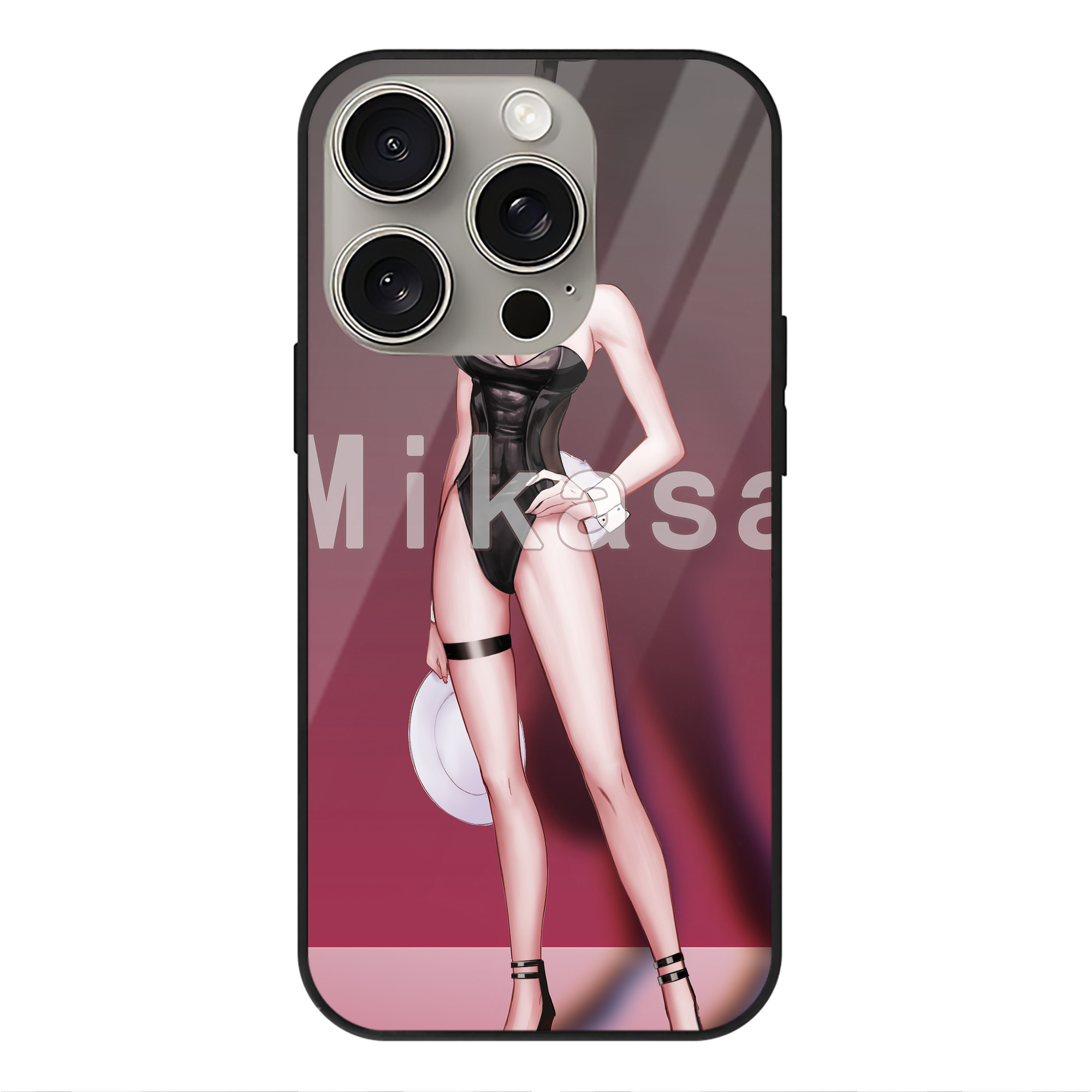 （画像用） 進撃の巨人 Attack on Titan 【iPhone15Pro対応】スマホケース 耐衝撃＆黄変防止 背面ガラス