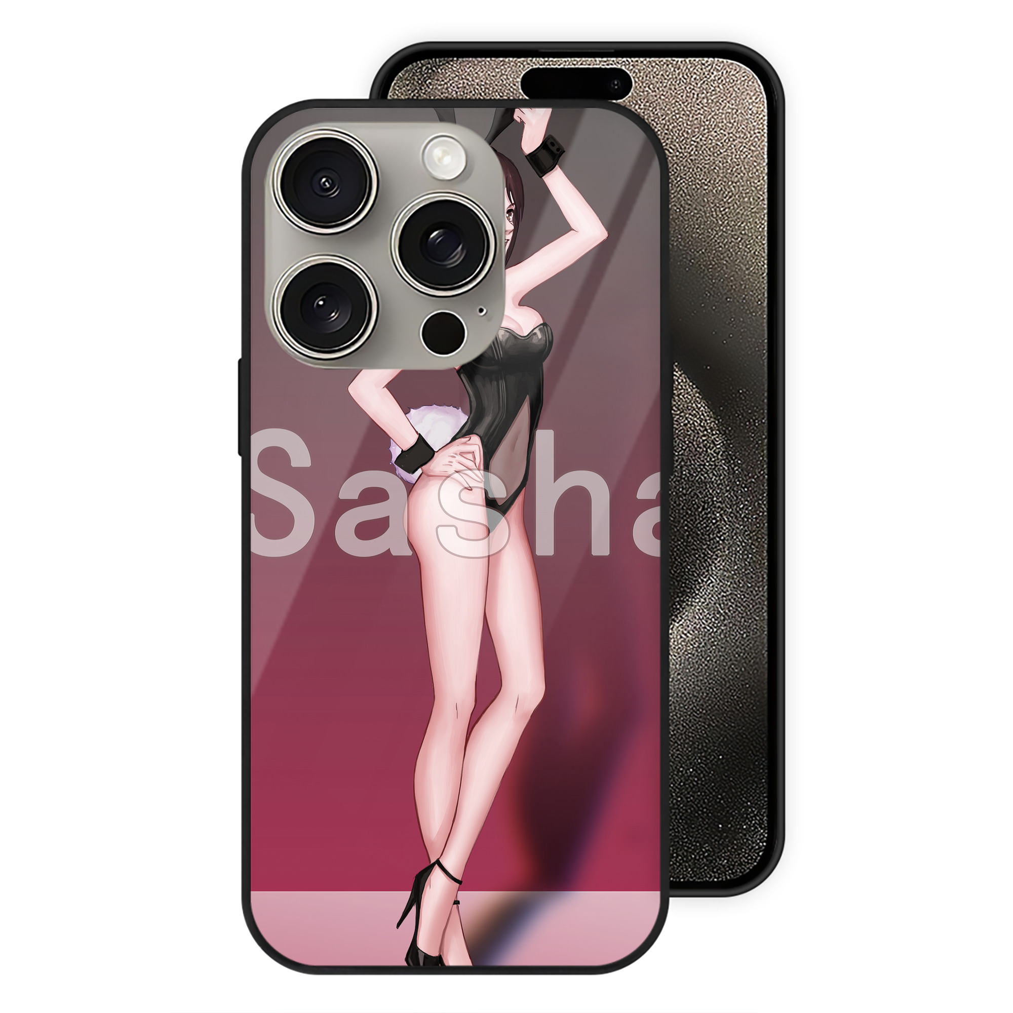 （画像用） 進撃の巨人 Attack on Titan 【iPhone15Pro対応】スマホケース 耐衝撃＆黄変防止 背面ガラス