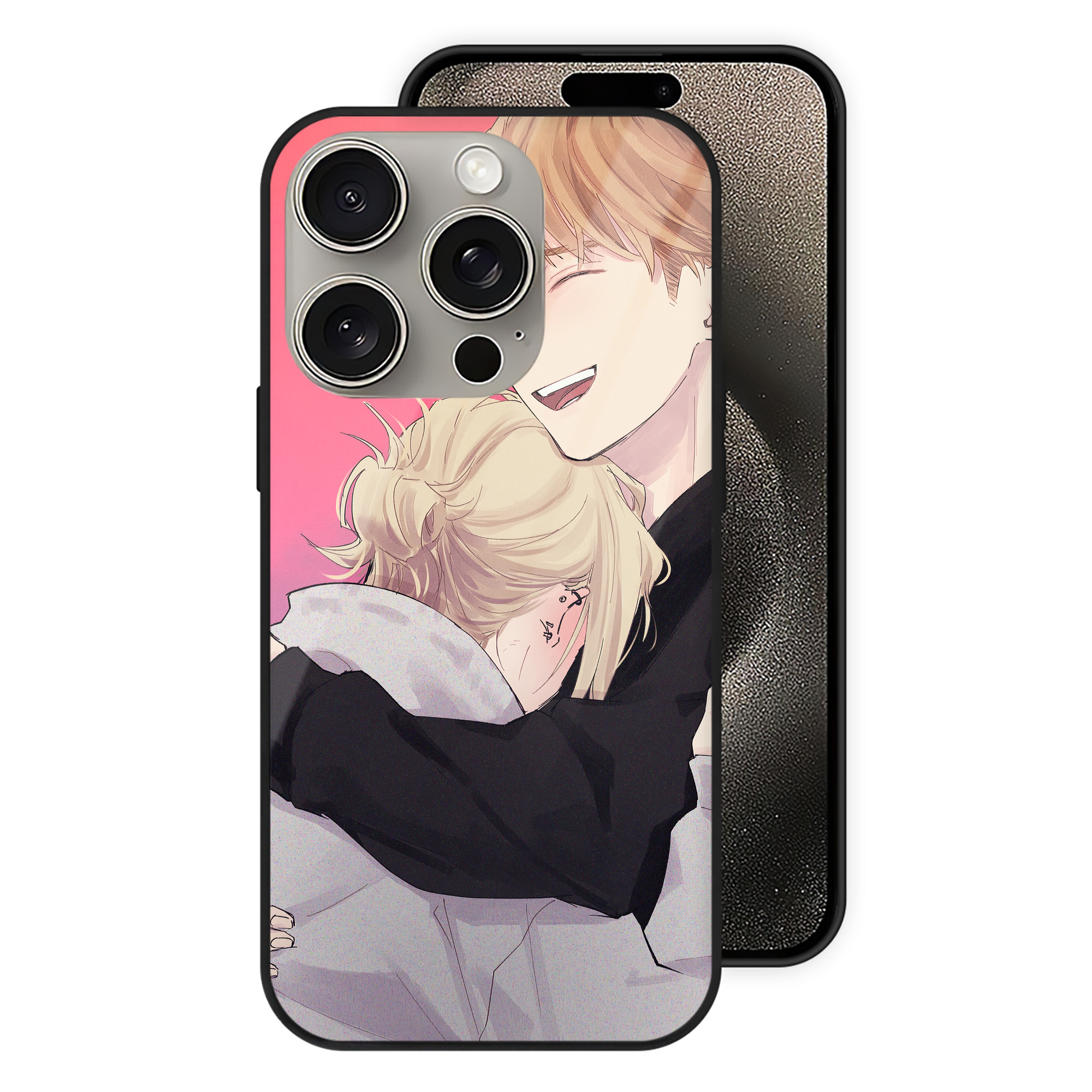 （画像用） 進撃の巨人 Attack on Titan 【iPhone15Pro対応】スマホケース 耐衝撃＆黄変防止 背面ガラス