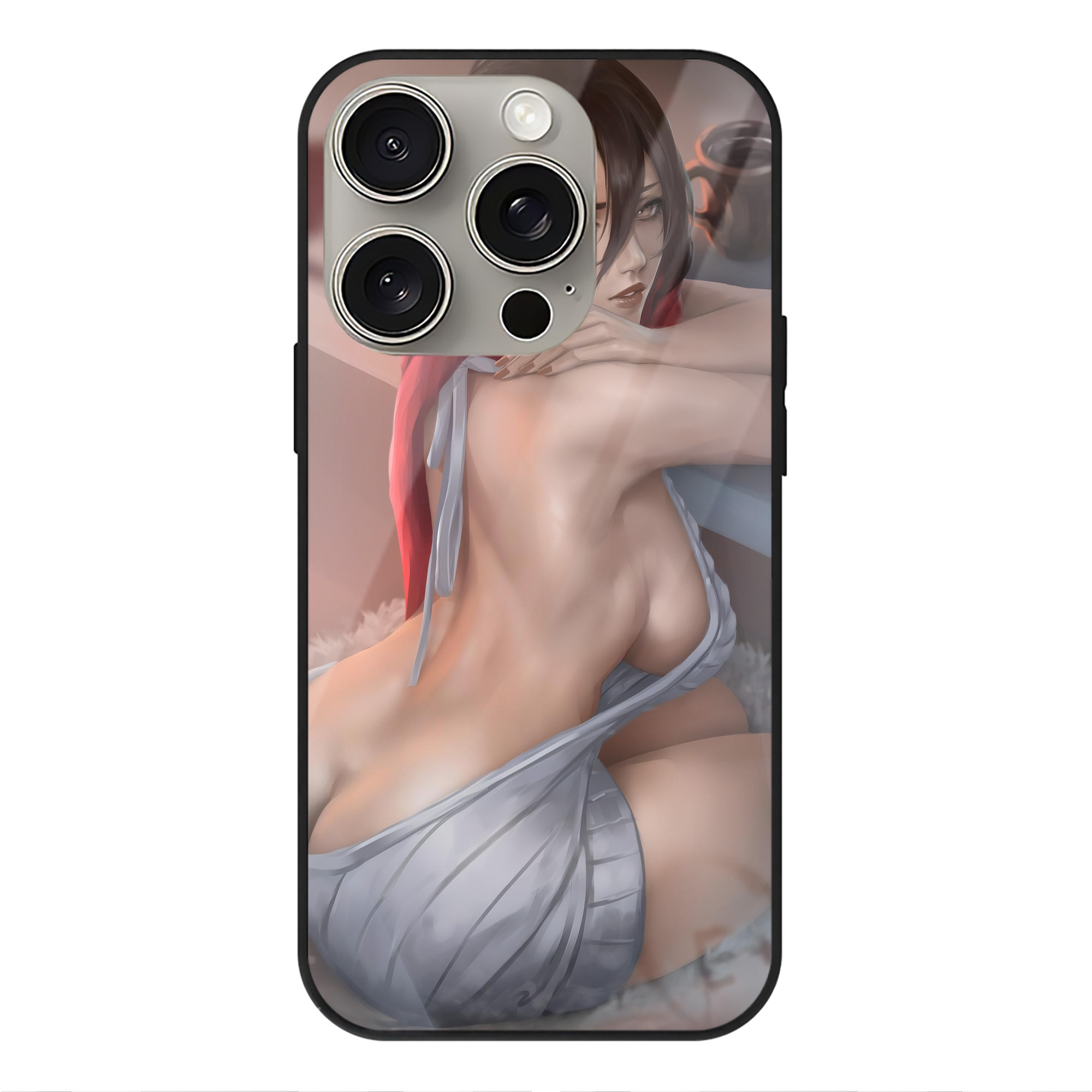 （画像用） 進撃の巨人 Attack on Titan 【iPhone15Pro対応】スマホケース 耐衝撃＆黄変防止 背面ガラス