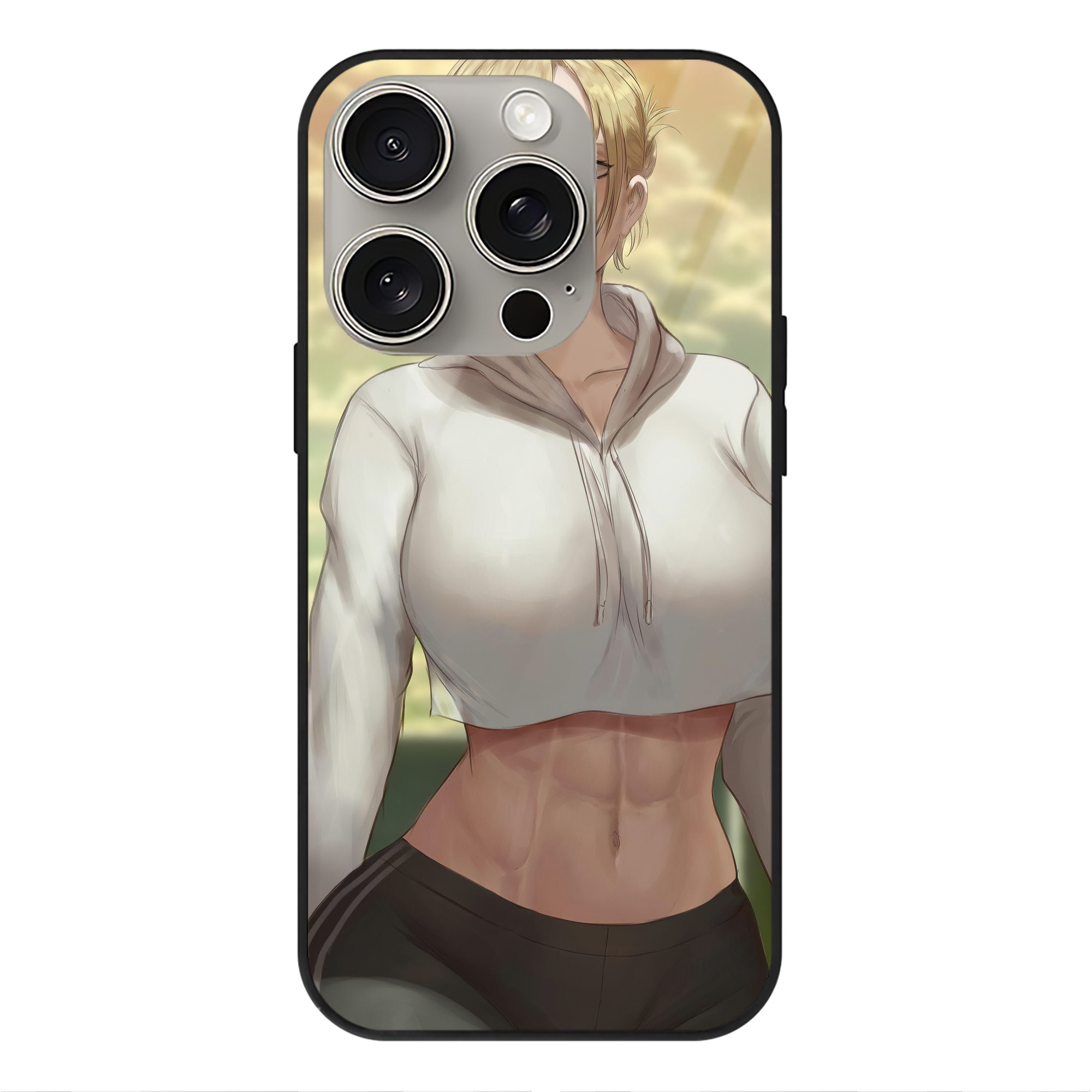 （画像用） 進撃の巨人 Attack on Titan 【iPhone15Pro対応】スマホケース 耐衝撃＆黄変防止 背面ガラス