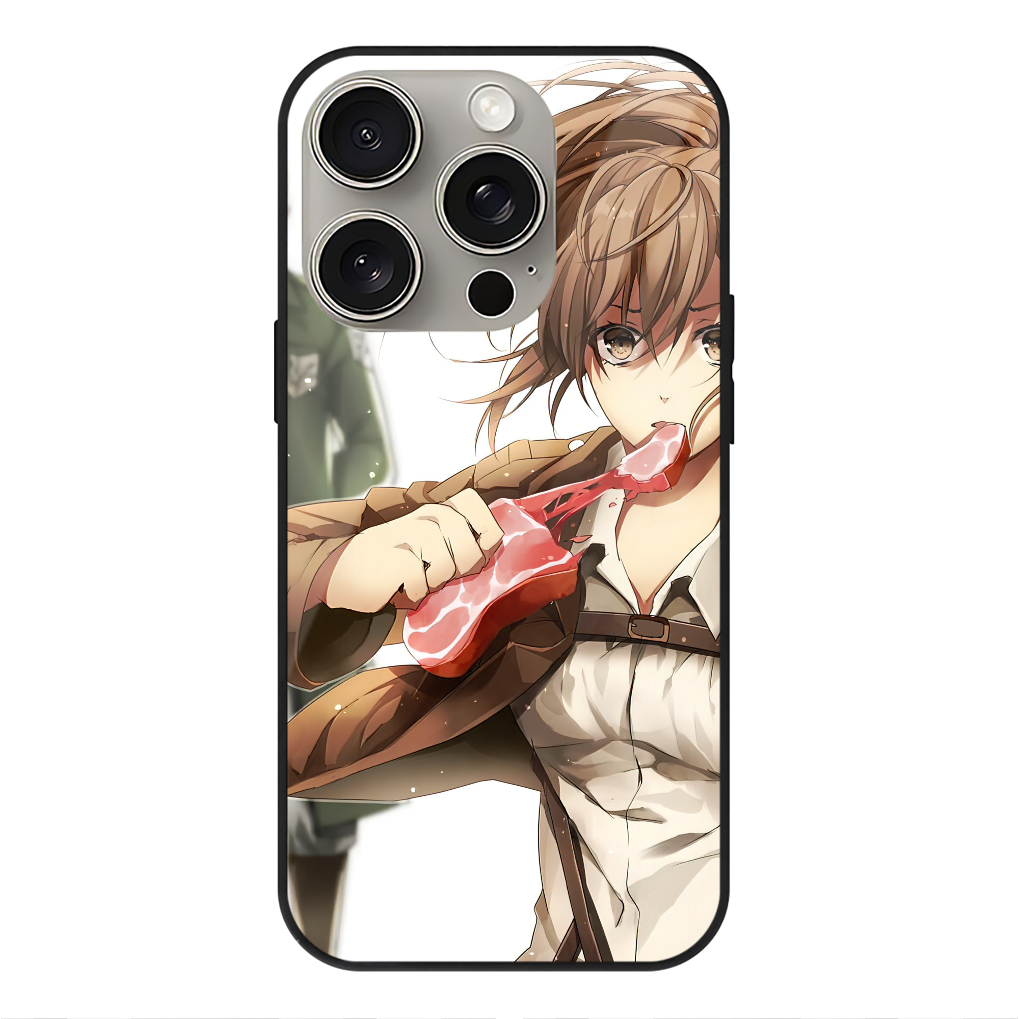 （画像用） 進撃の巨人 Attack on Titan 【iPhone15Pro対応】スマホケース 耐衝撃＆黄変防止 背面ガラス