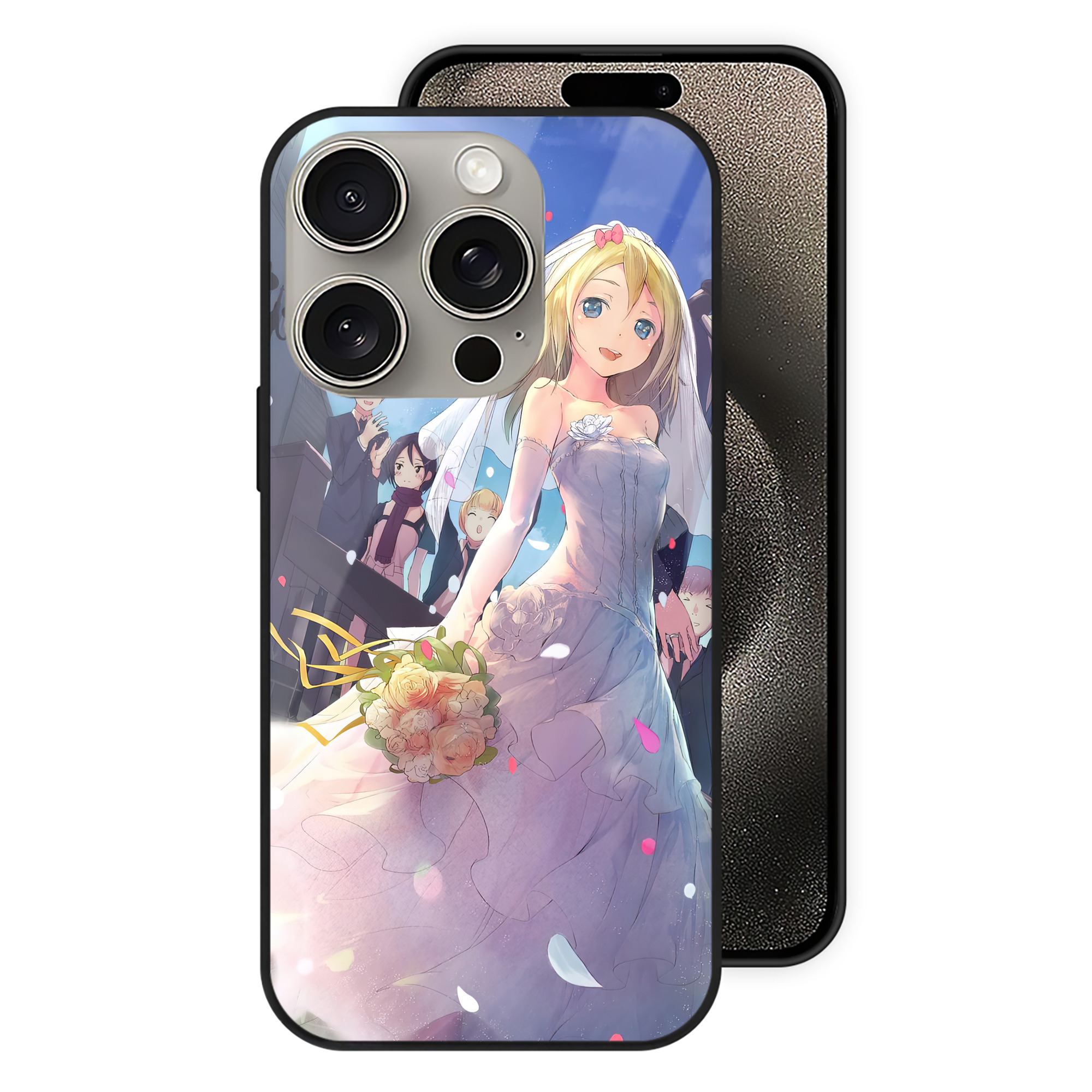 （画像用） 進撃の巨人 Attack on Titan 【iPhone15Pro対応】スマホケース 耐衝撃＆黄変防止 背面ガラス
