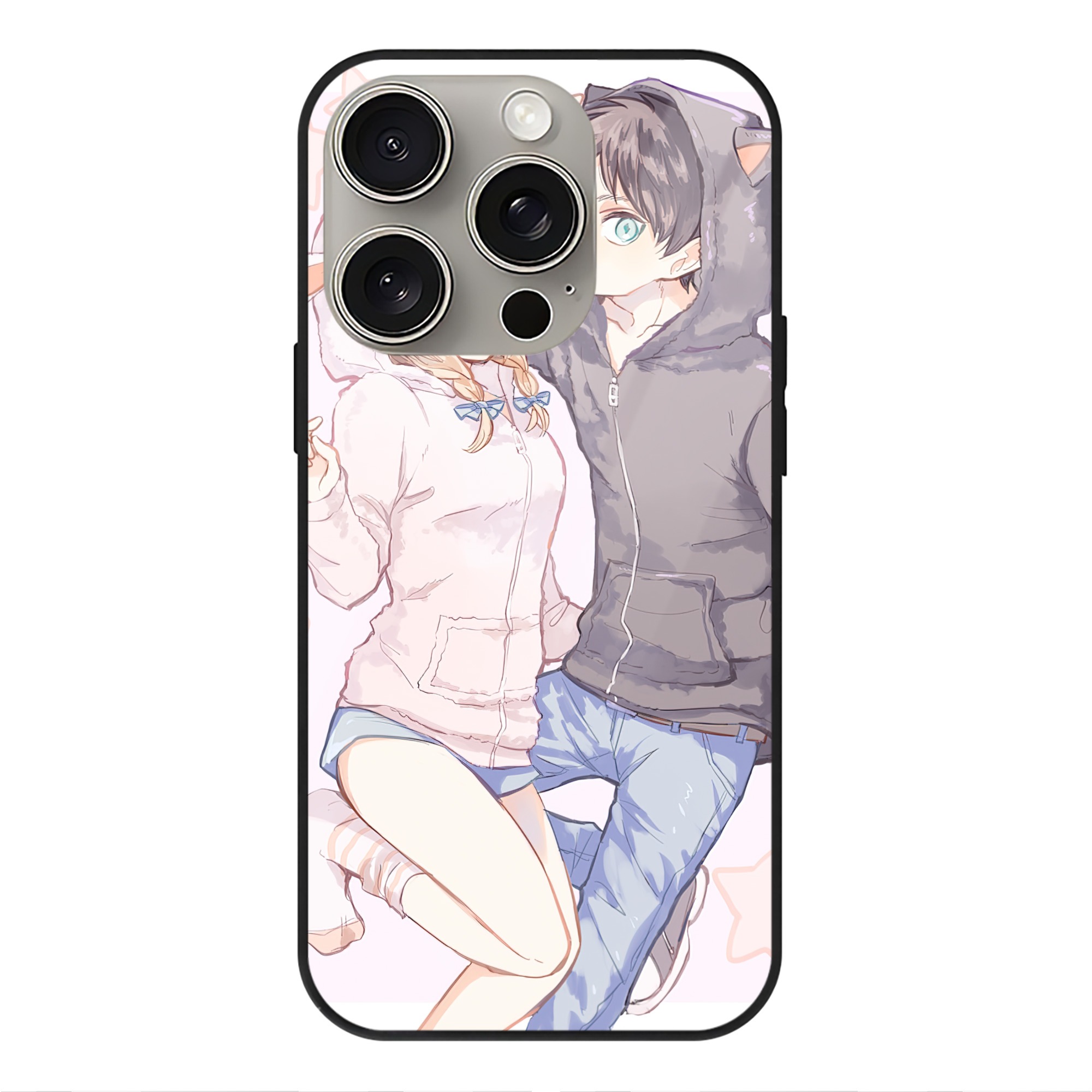 （画像用） 進撃の巨人 Attack on Titan 【iPhone15Pro対応】スマホケース 耐衝撃＆黄変防止 背面ガラス