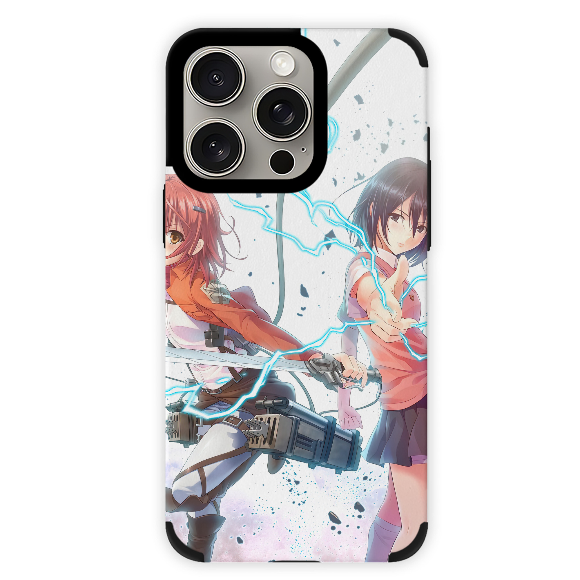 （画像用） 進撃の巨人 Attack on Titan 【iPhone15ProMax対応】 PUレザー スマホケース 耐衝撃＆黄変防止