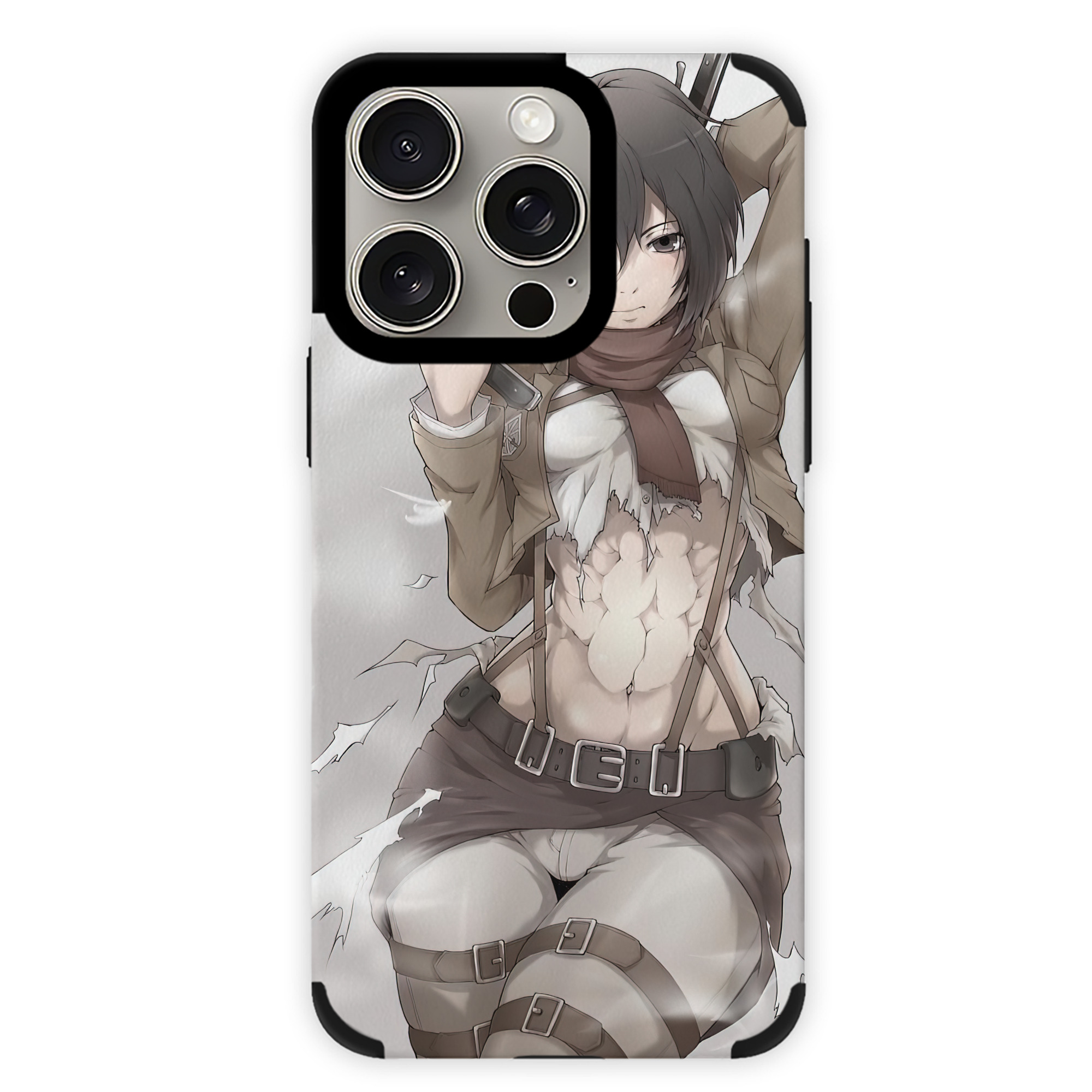 （画像用） 進撃の巨人 Attack on Titan 【iPhone15ProMax対応】 PUレザー スマホケース 耐衝撃＆黄変防止