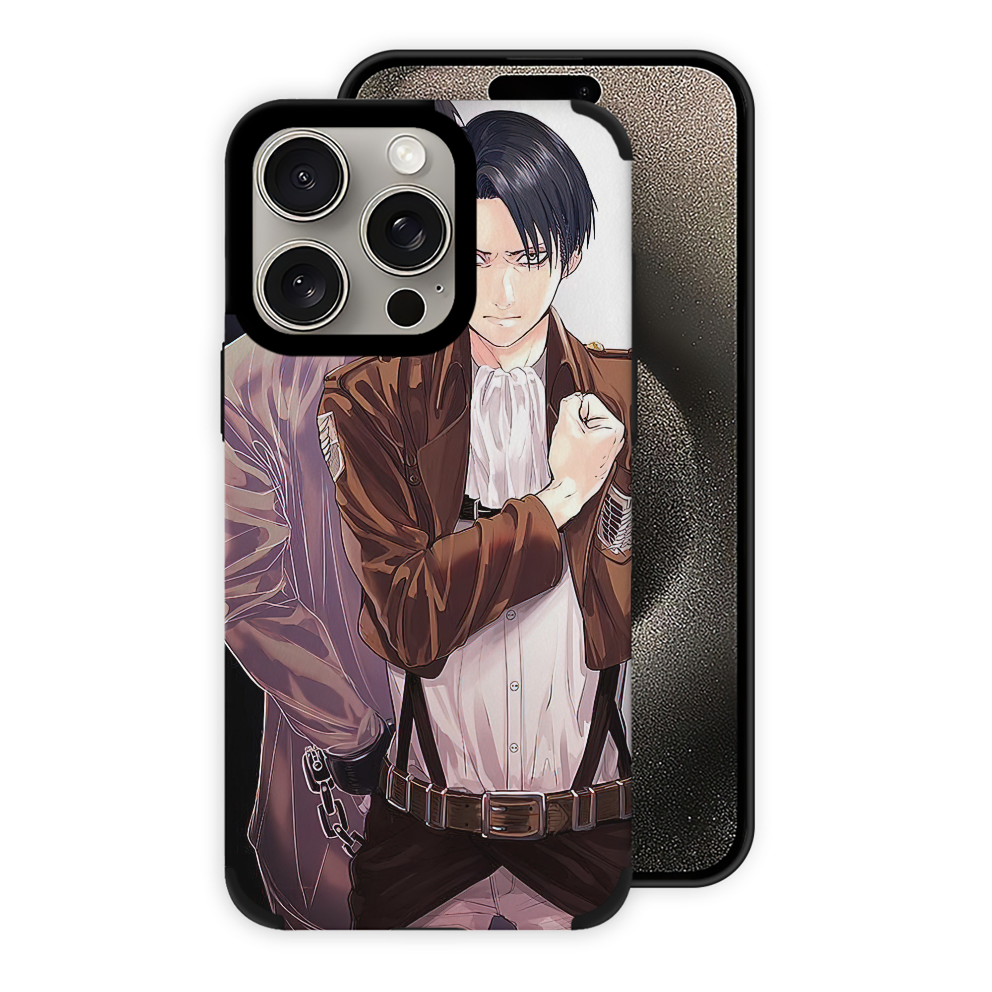 （画像用） 進撃の巨人 Attack on Titan 【iPhone15ProMax対応】 PUレザー スマホケース 耐衝撃＆黄変防止
