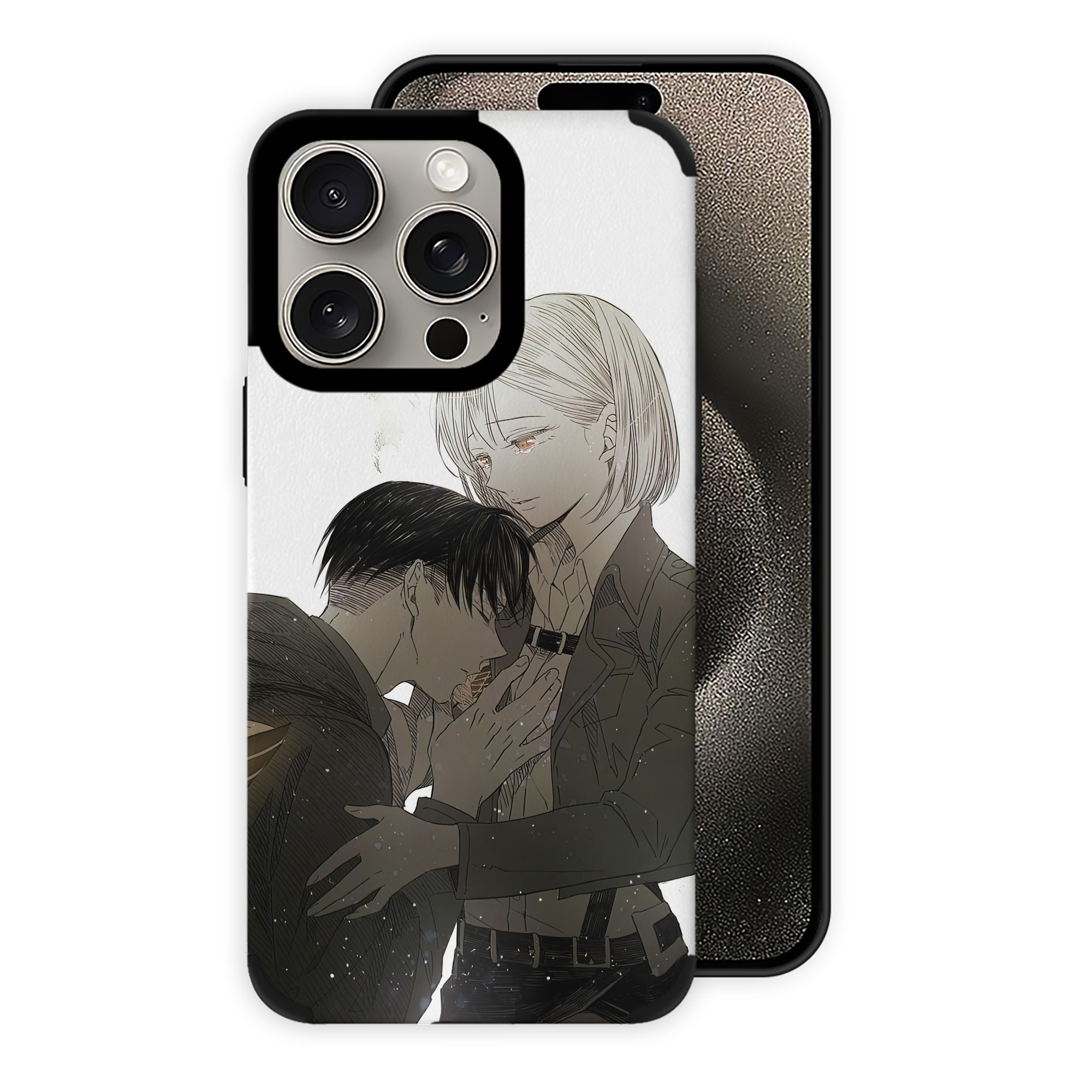 （画像用） 進撃の巨人 Attack on Titan 【iPhone15ProMax対応】 PUレザー スマホケース 耐衝撃＆黄変防止