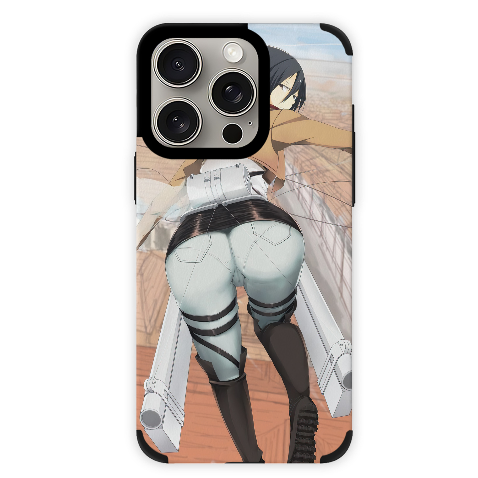 （画像用） 進撃の巨人 Attack on Titan 【iPhone15ProMax対応】 PUレザー スマホケース 耐衝撃＆黄変防止