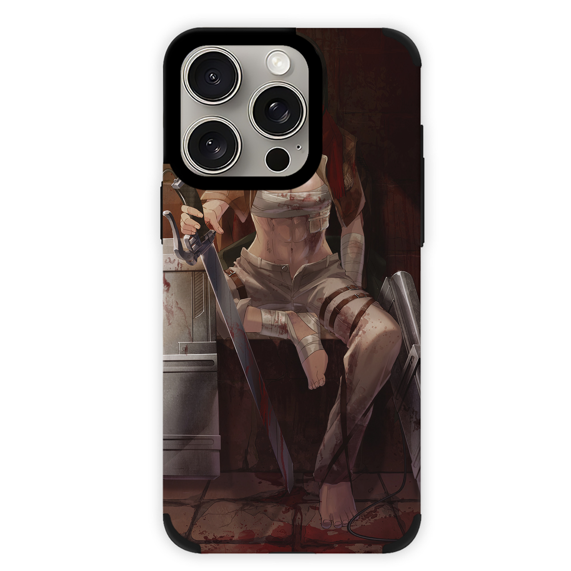 （画像用） 進撃の巨人 Attack on Titan 【iPhone15ProMax対応】 PUレザー スマホケース 耐衝撃＆黄変防止