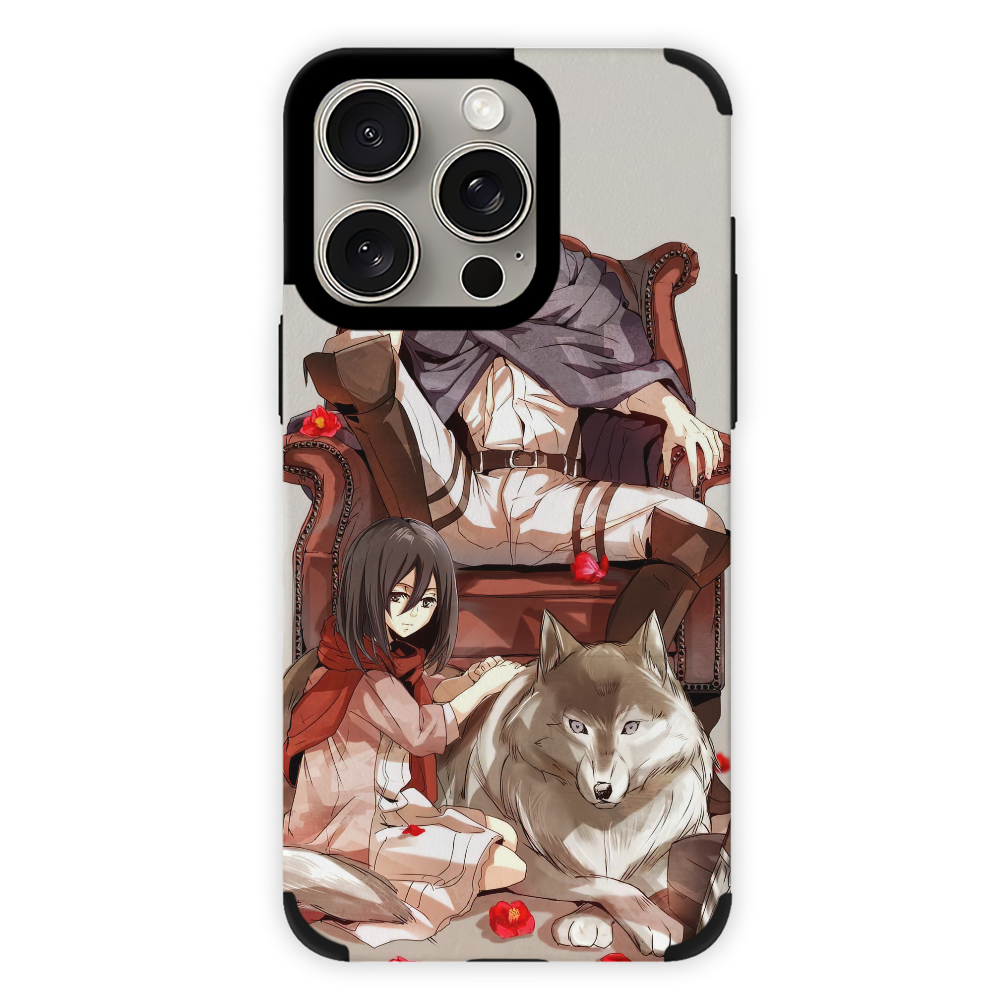 （画像用） 進撃の巨人 Attack on Titan 【iPhone15ProMax対応】 PUレザー スマホケース 耐衝撃＆黄変防止