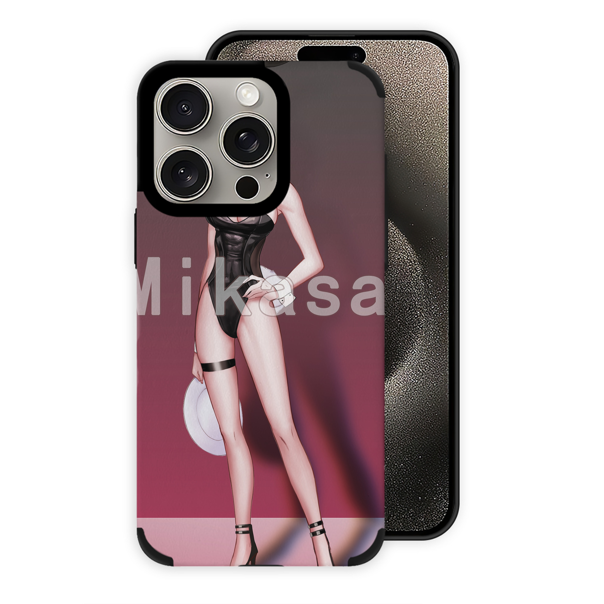 （画像用） 進撃の巨人 Attack on Titan 【iPhone15ProMax対応】 PUレザー スマホケース 耐衝撃＆黄変防止