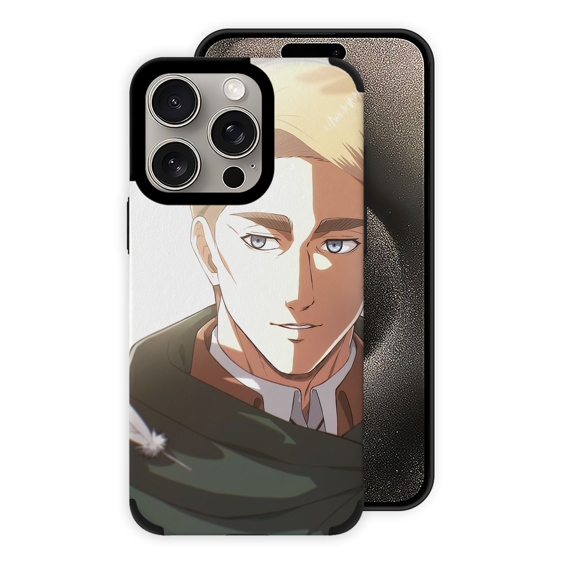 （画像用） 進撃の巨人 Attack on Titan 【iPhone15ProMax対応】 PUレザー スマホケース 耐衝撃＆黄変防止