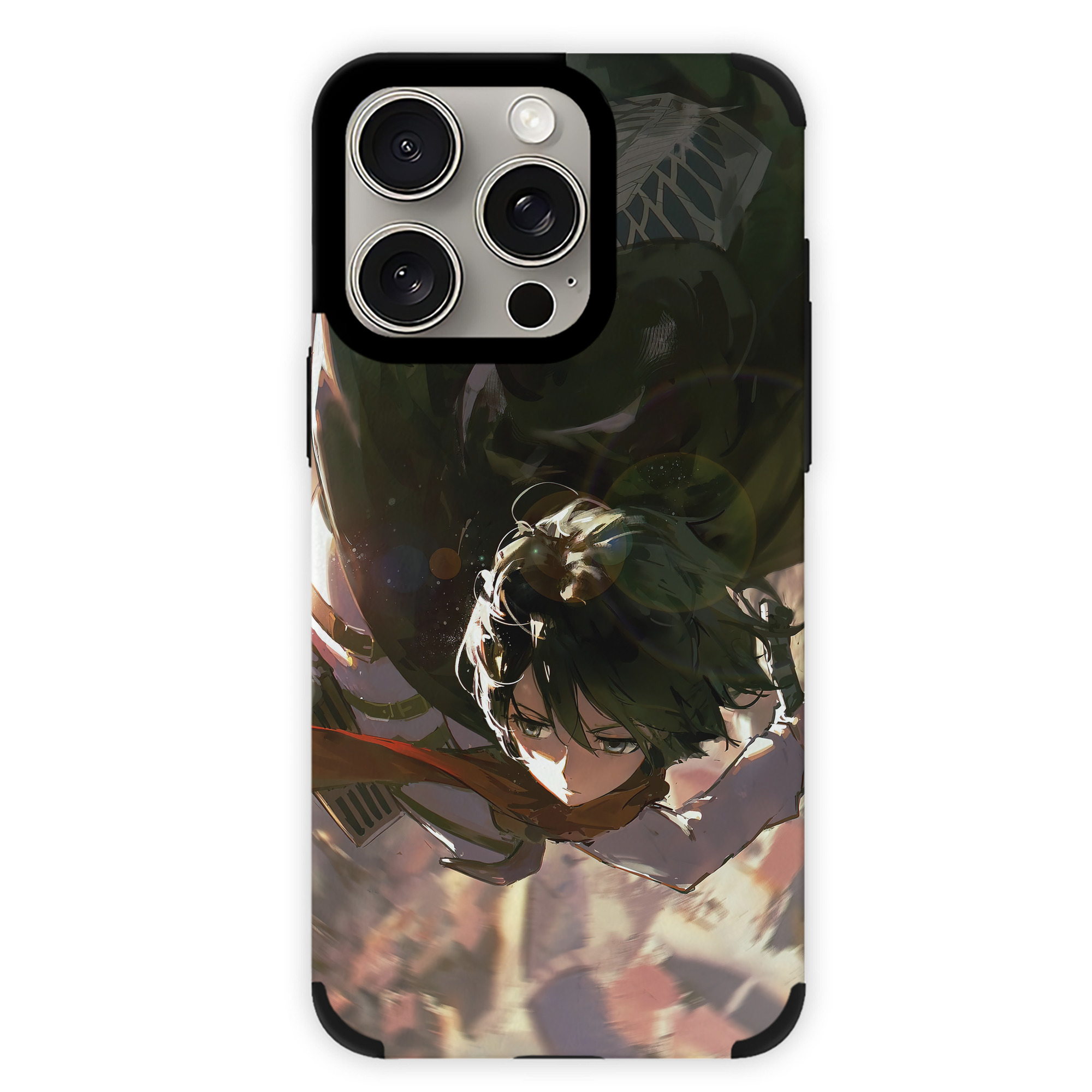 （画像用） 進撃の巨人 Attack on Titan 【iPhone15ProMax対応】 PUレザー スマホケース 耐衝撃＆黄変防止