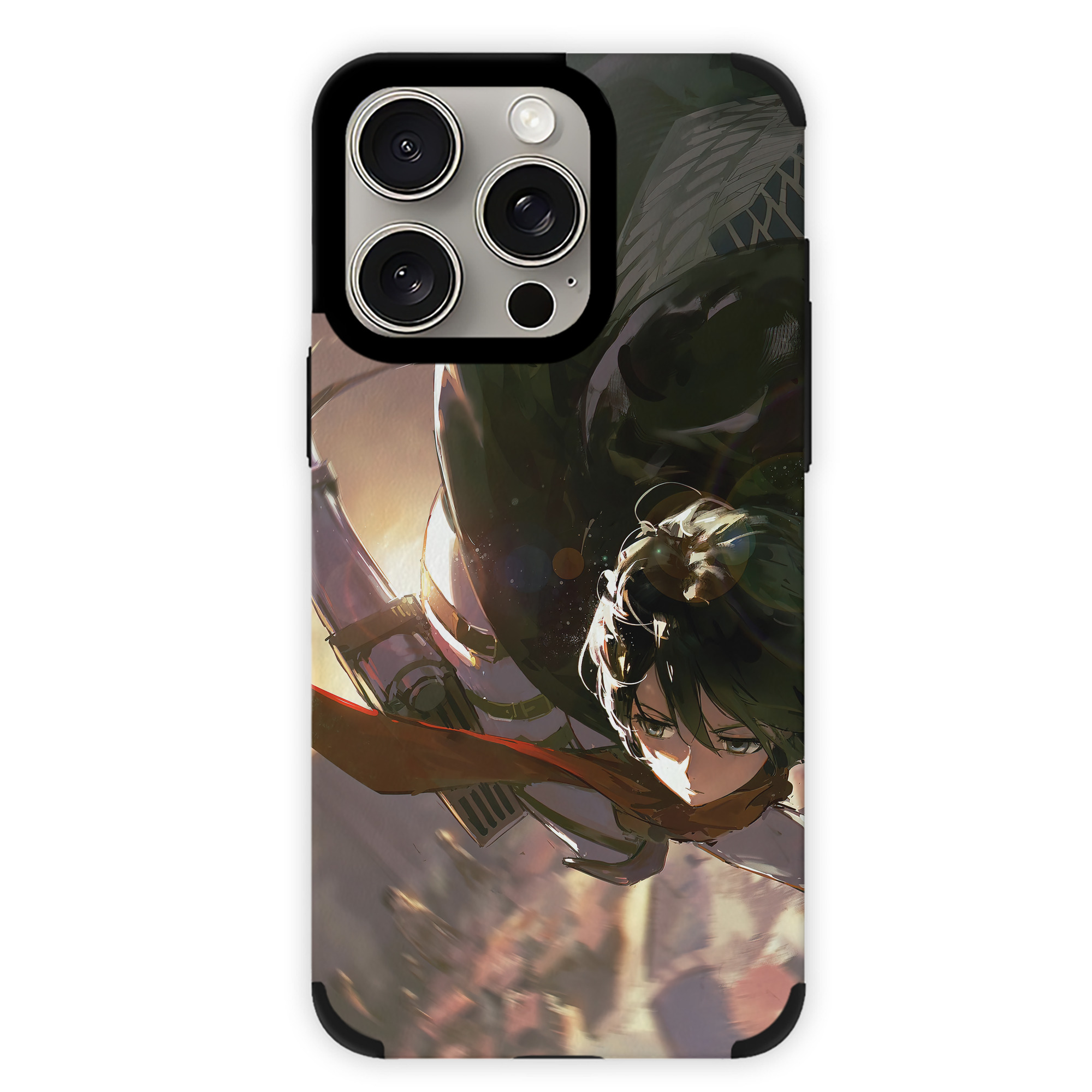 （画像用） 進撃の巨人 Attack on Titan 【iPhone15ProMax対応】 PUレザー スマホケース 耐衝撃＆黄変防止
